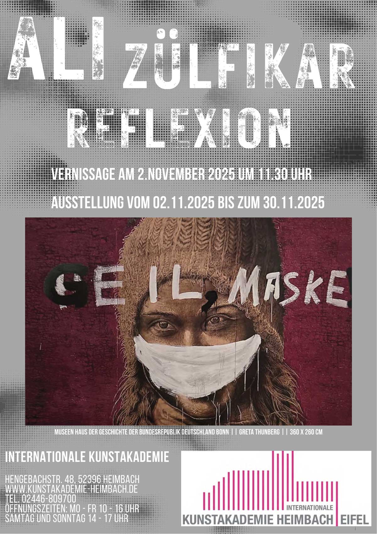 Zuelfikar Ausstellungs Plakat Okt 2025