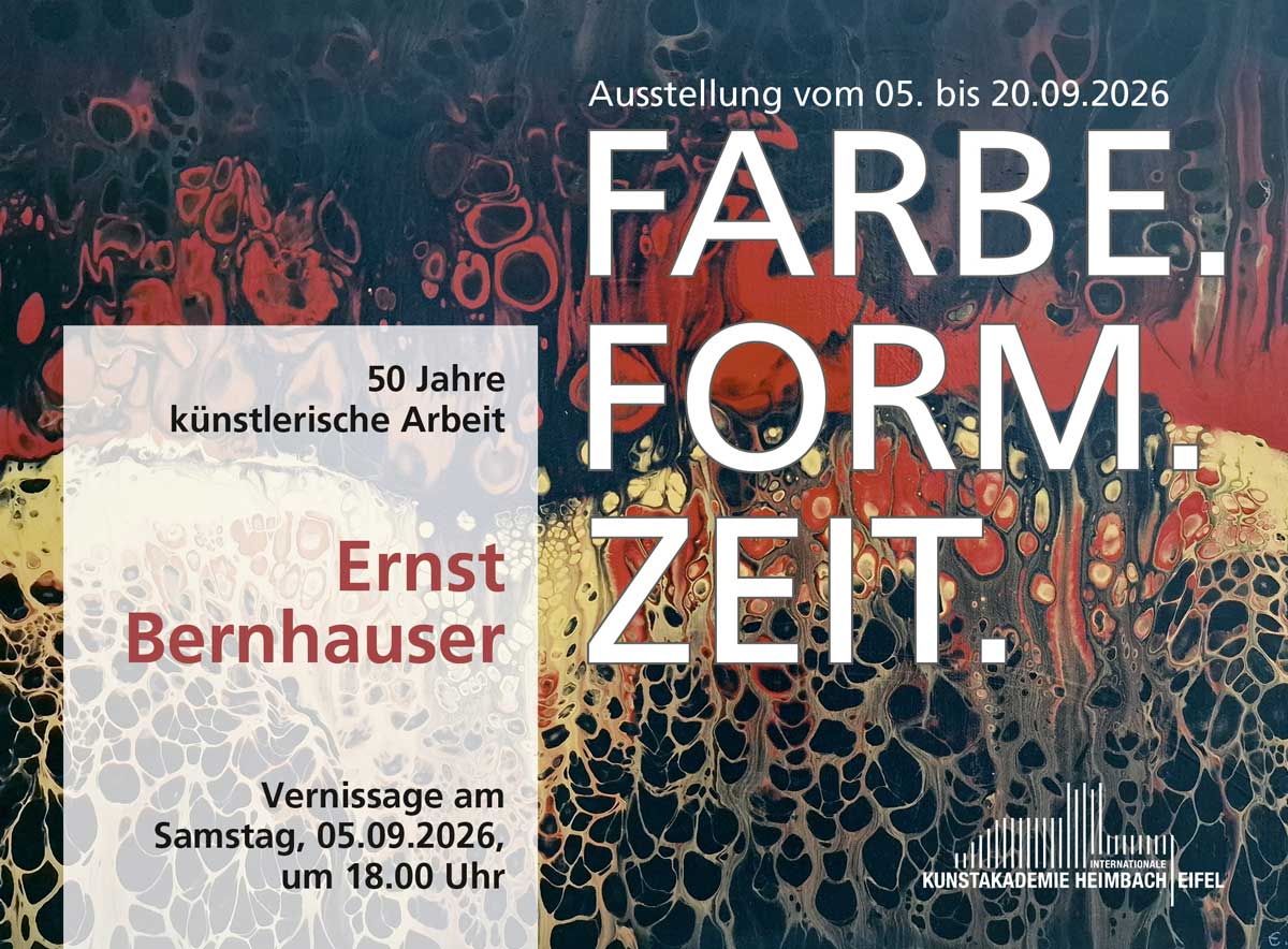 Ausstellung Ernst Bernhauser 2026 Internet